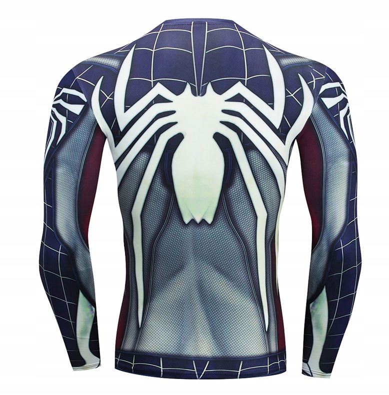 Koszulka termoaktywna siłownia SPIDER-MAN MARVEL Rękaw długi rękaw