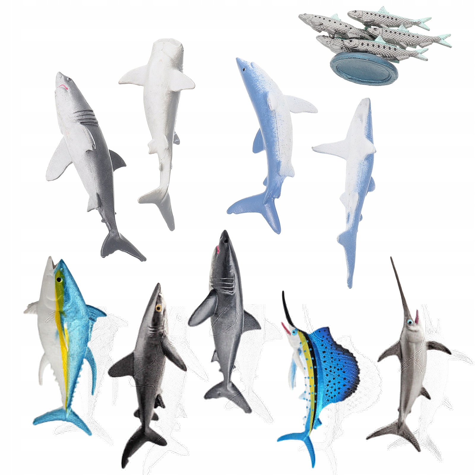 

10 sztuk Plastikowy Model Morski Zabawki