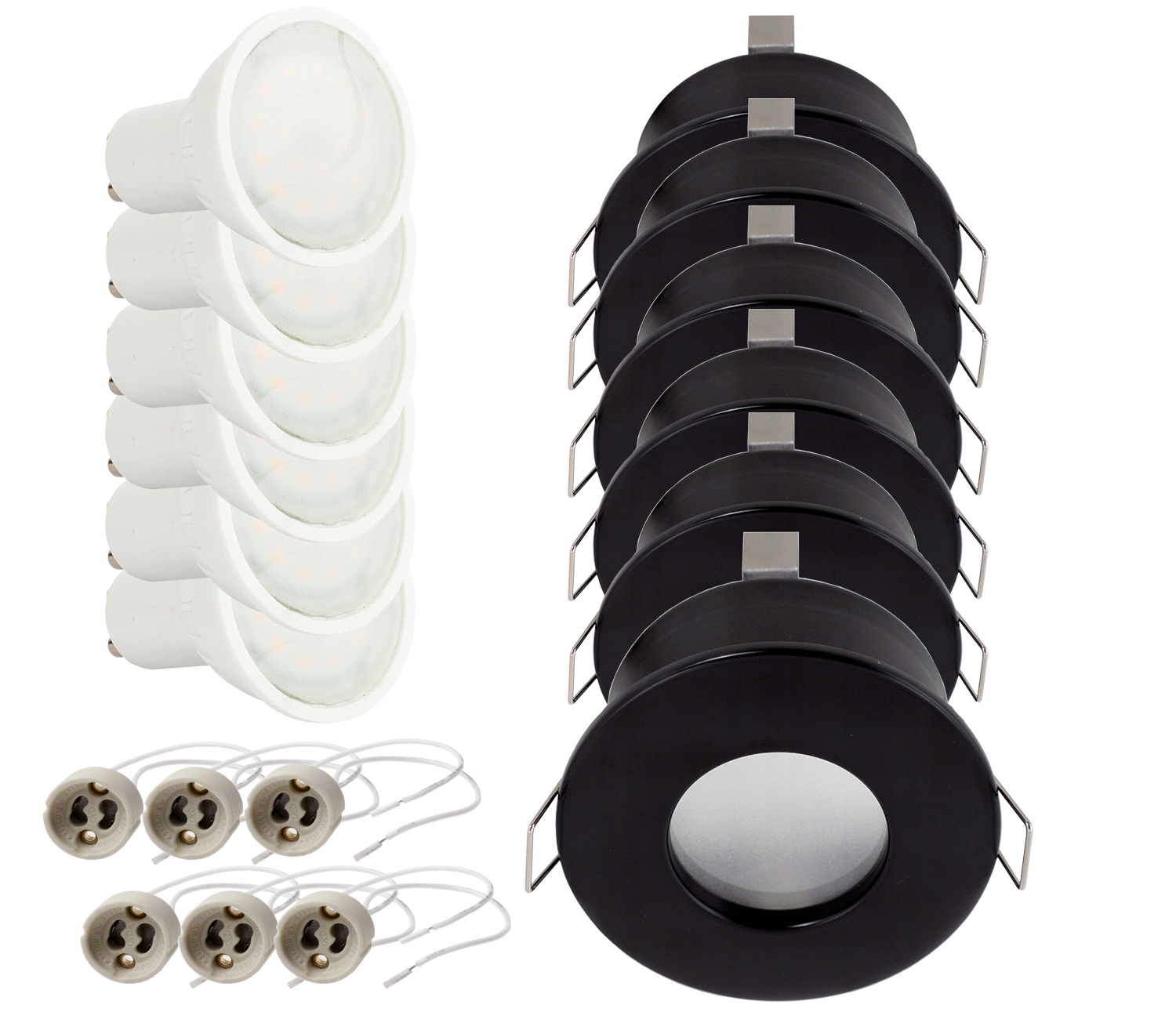 

6x Oprawa hermetyczna Led IP44 GU10 5W podbitka