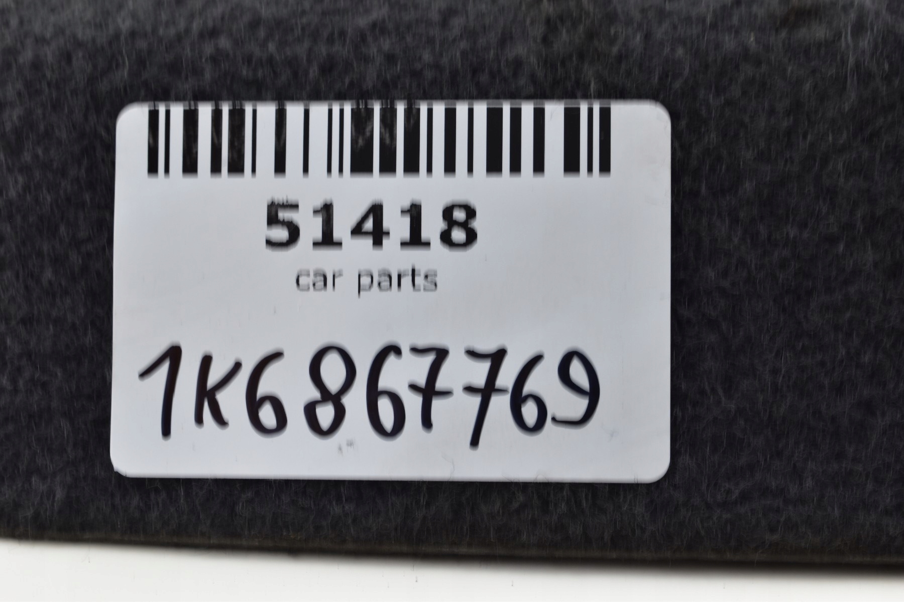 plato boot VOLKSWAGEN GOLF V VI HB 2003-2012R 1K6867769