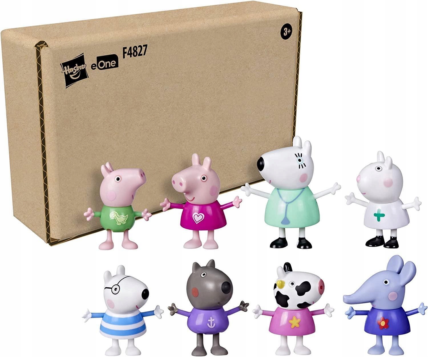 

Oryginalne Figurki Świnka Peppa Pepa 8 Szt