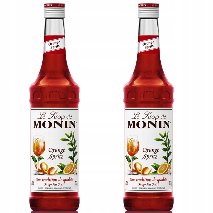 2x Syrop smakowy Monin Orange Spritz pomarańczowy szprycer do kawy 700 ml