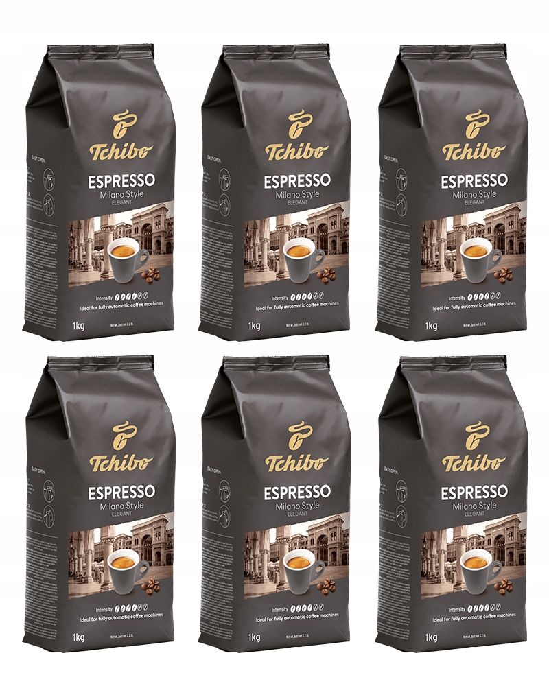 Kawa ziarnista Tchibo Milano 6x1kg