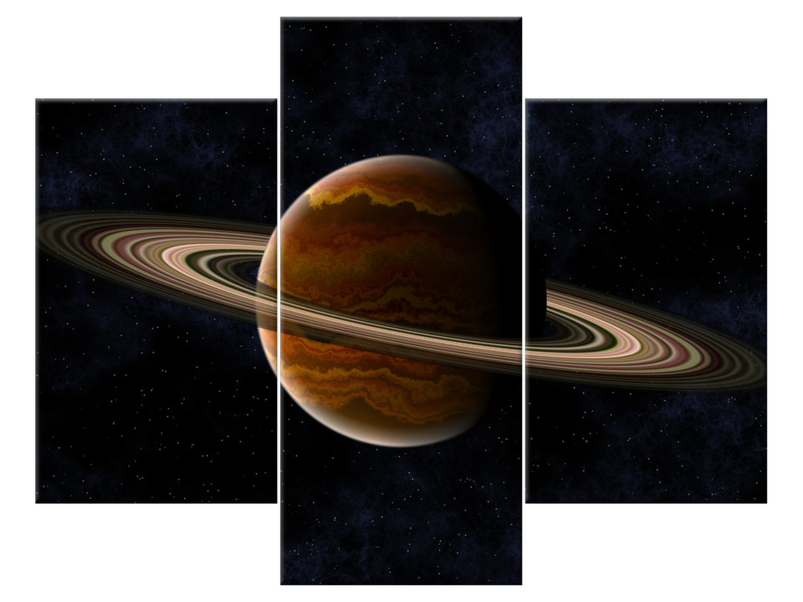 

Obraz 90x70 Abstrakcje Na orbice 3 elementowy