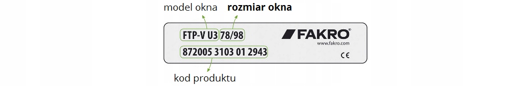 ORYGINALNA Roleta Fakro ARF 78x118 zaciemniająca Model okna Fakro OptiLight