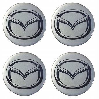 

Naklejki Na Dekielki Felgi Kołpaki Mazda Srebrne