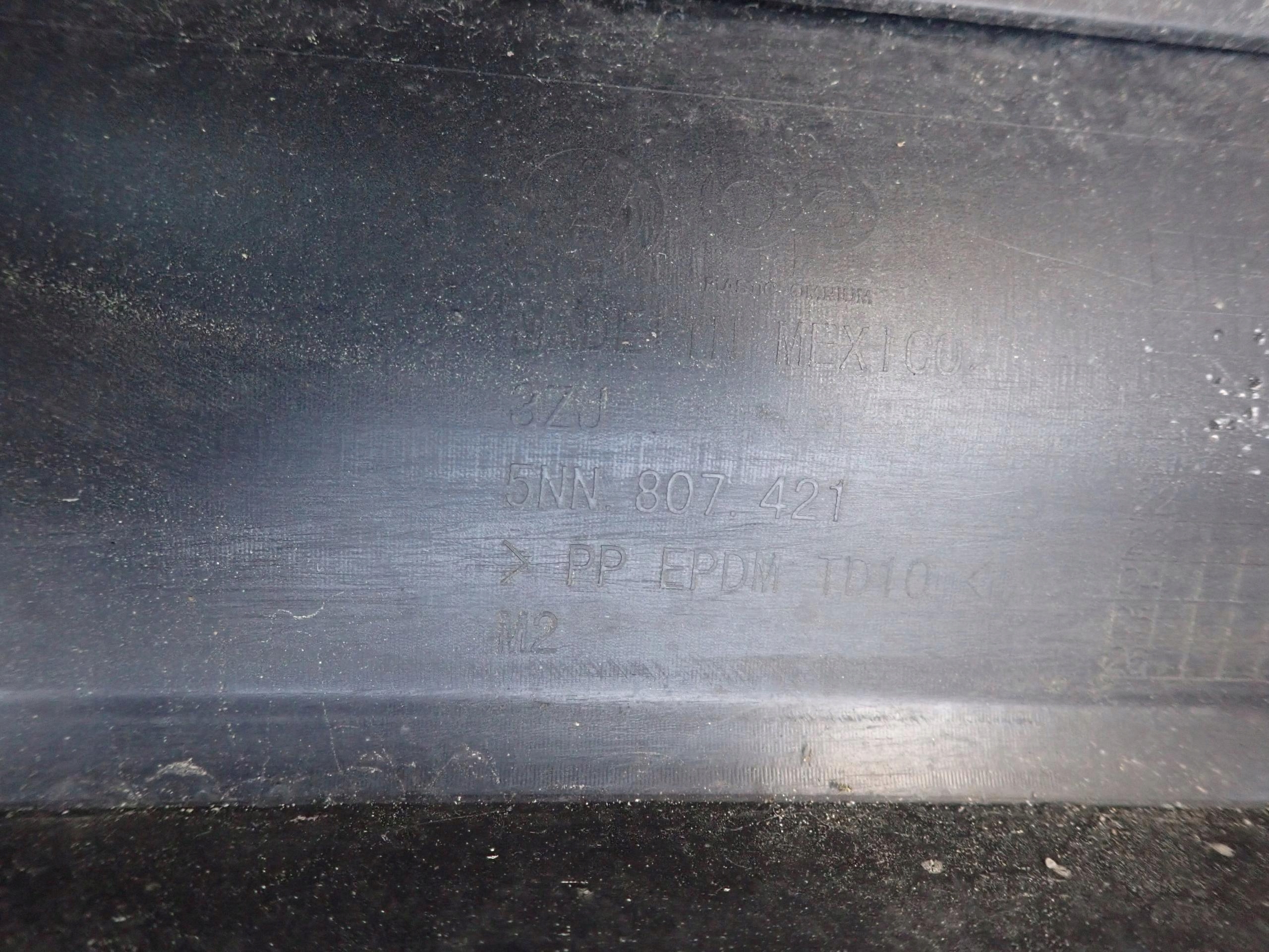 VW TIGUAN II ALLSPACE 16- bumper rear part rear 6PDC