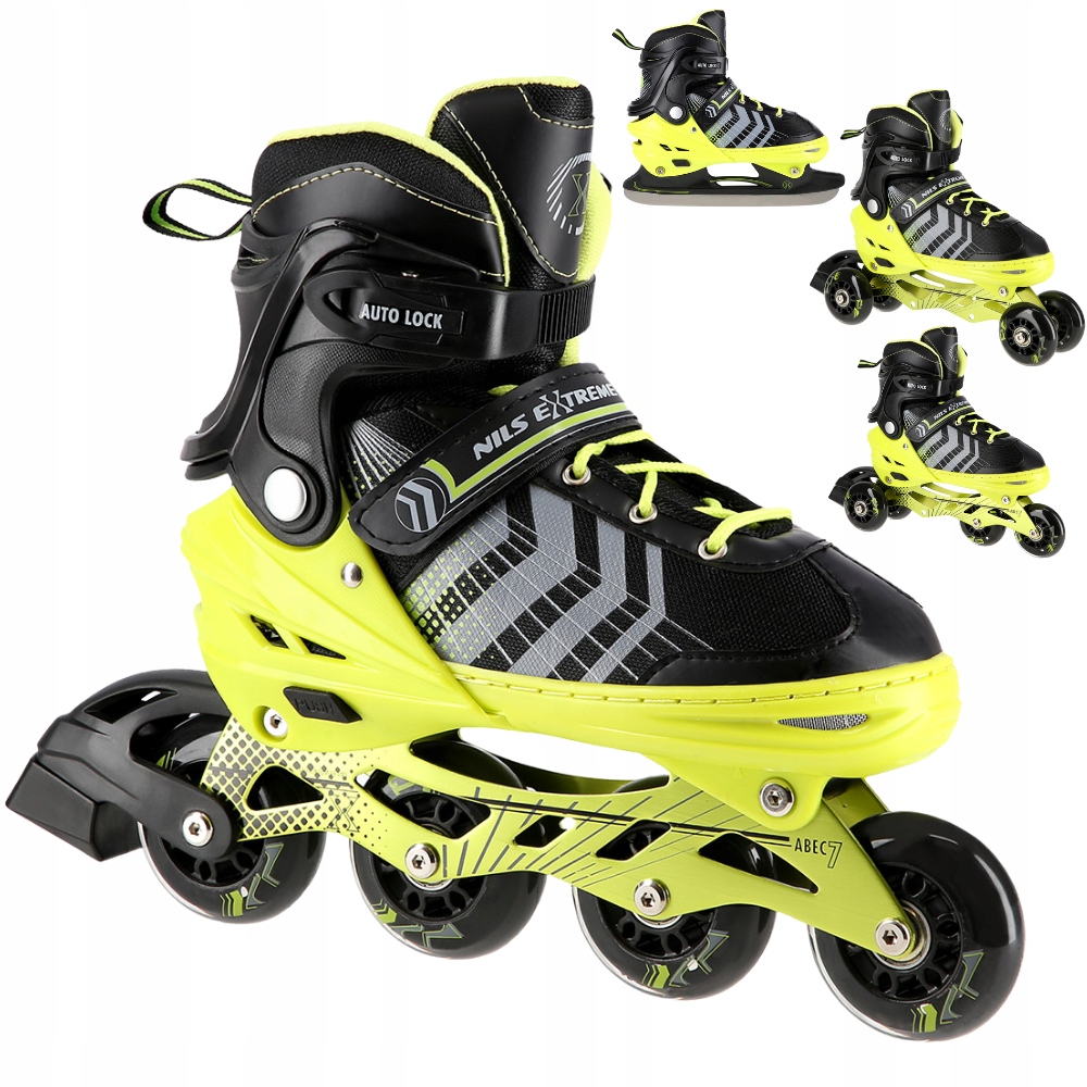 Rekreační Kolečkové Brusle brusle Brusle 2v1 Nastavitelné Hokejové Brusle Nils