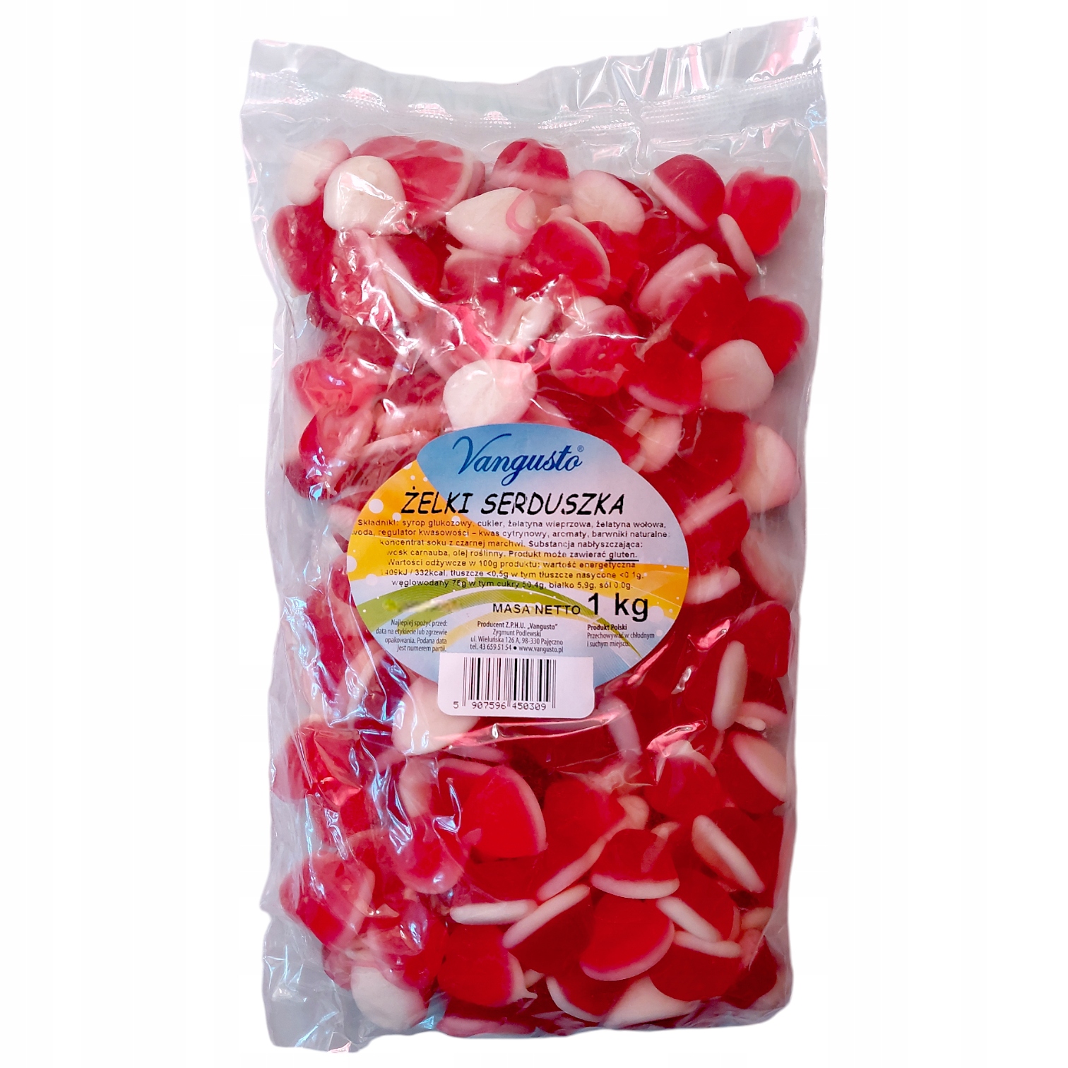 Żelki vangusto 10x1kg Serduszka — 4