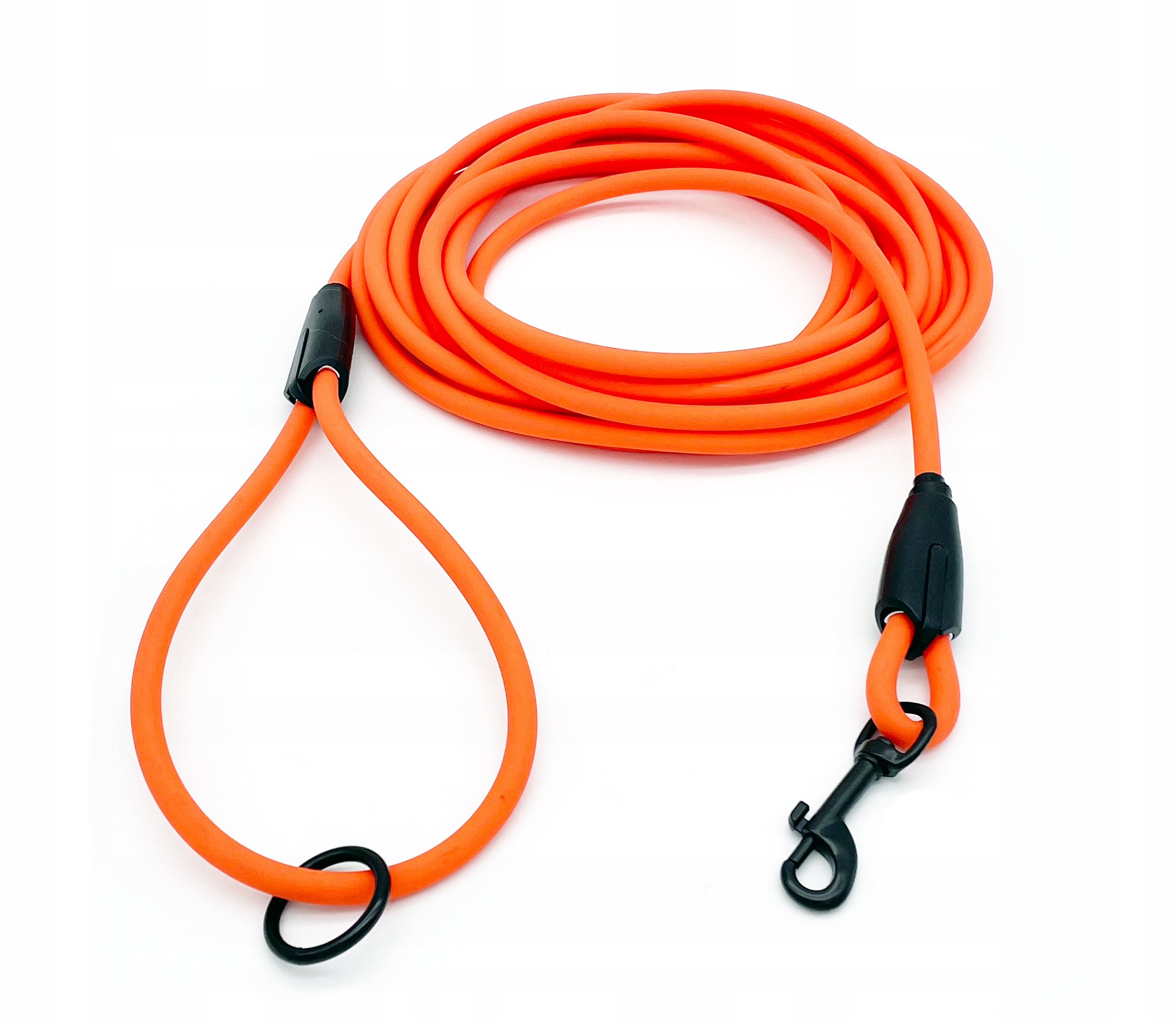 Levně Mocná Vodítko treningové vodítko ChromaPet lanko 5 m Oranžová Polský Výrobek