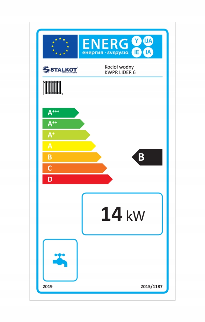KOCIOŁ PIEC Z PODAJNIKIEM 14 KW DO 160m2 EKOSILNIK Rodzaj paliwa ekogroszek