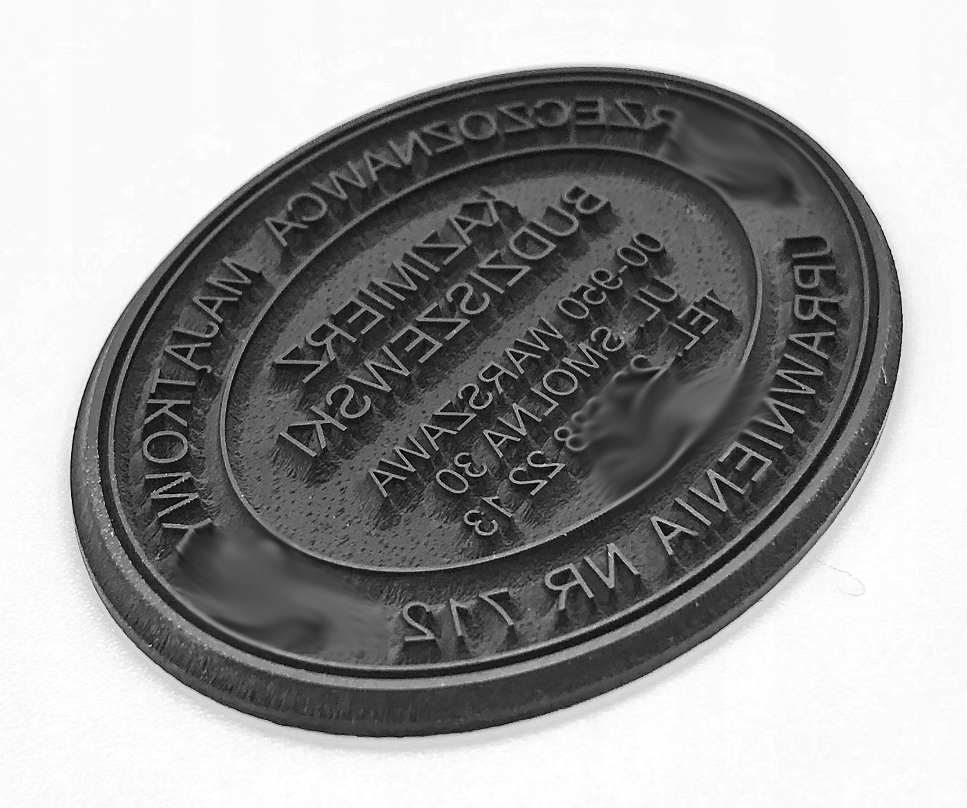 Pieczątka Rzeczoznawca - wersja kieszonkowa! Kształt Owalna
