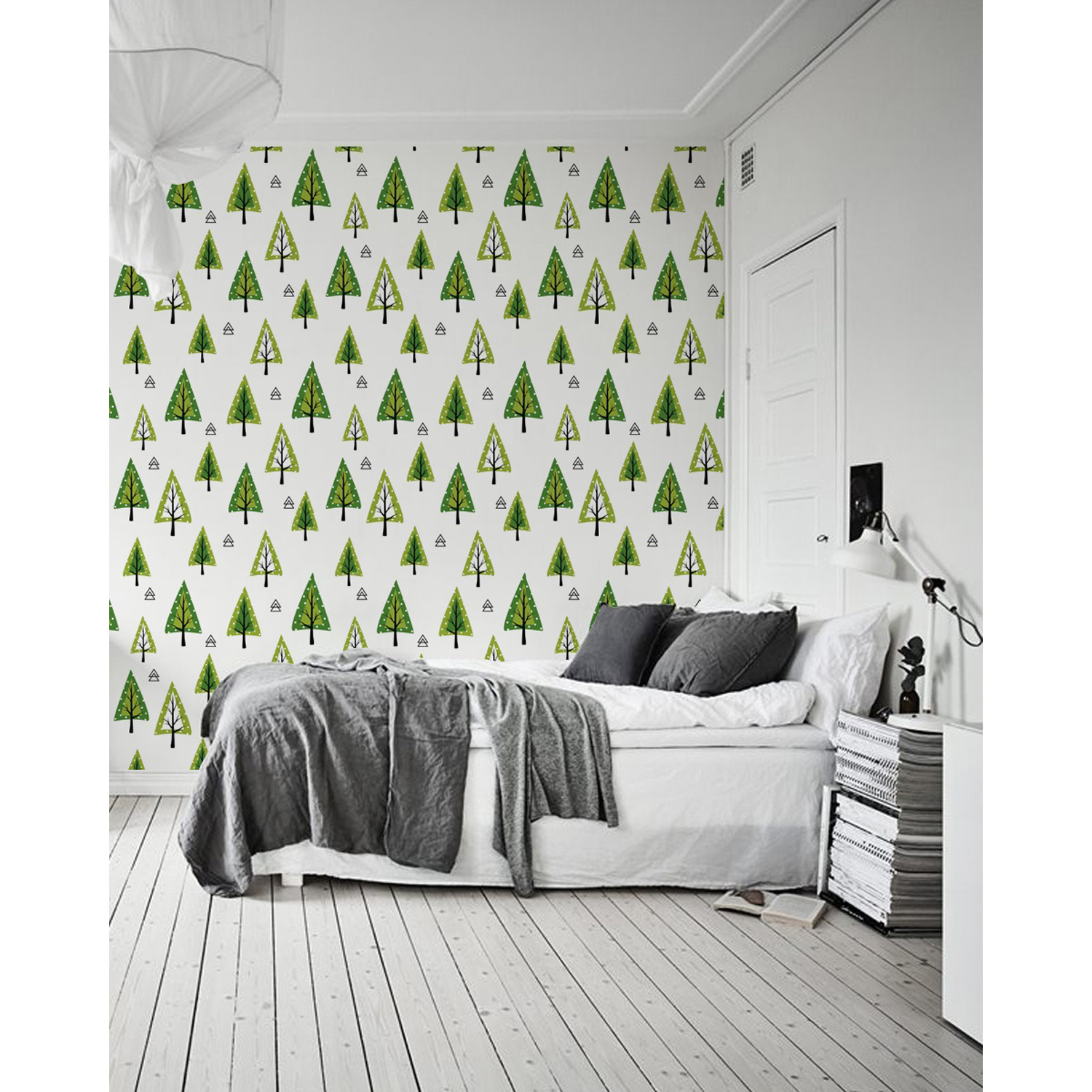 

Fototapeta ścienna Dziecięce wzory drzew 250x250cm