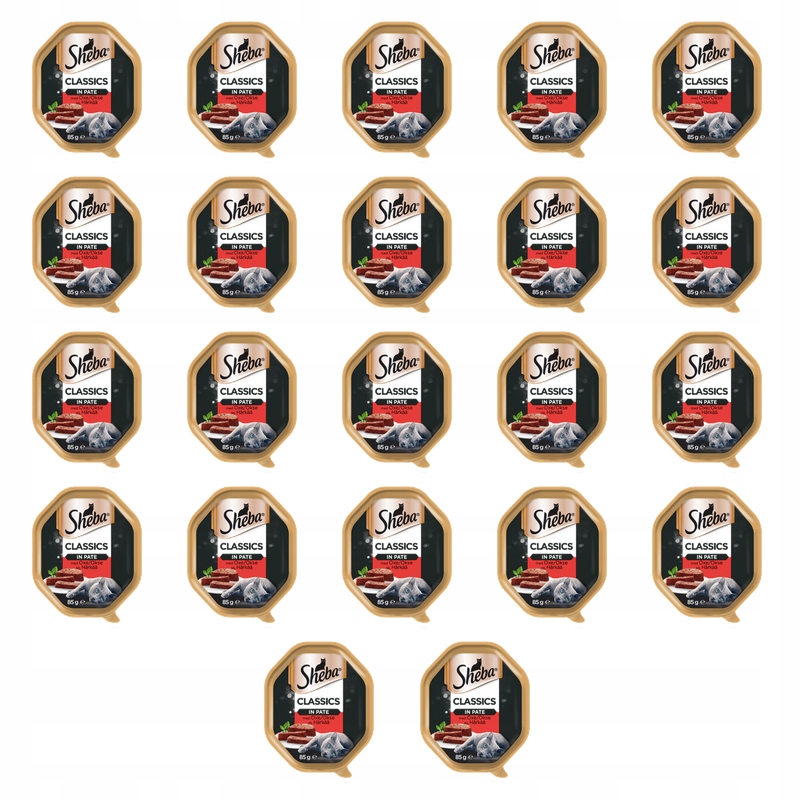 Sheba Podnos Hovězí paštika 85 g X22