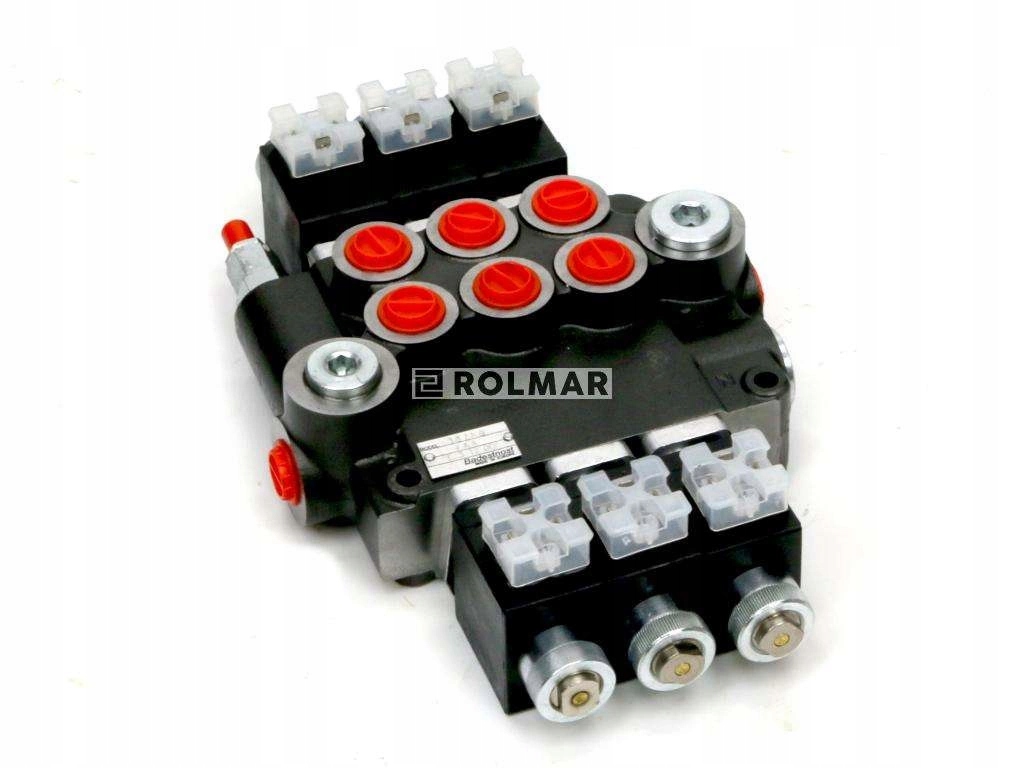 Hydraulický rozdělovač 3-sek elektrický 12V 80L