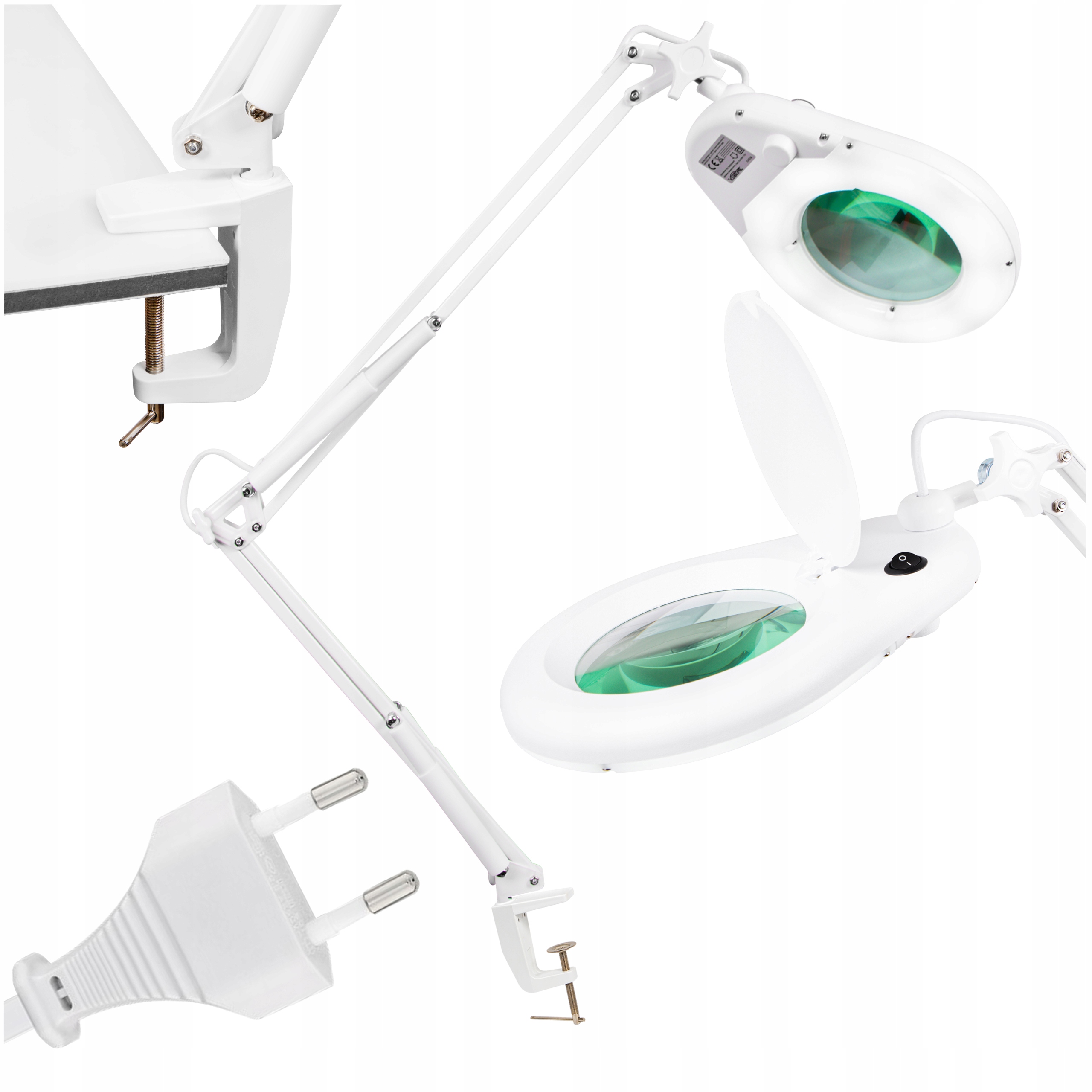 Lupa Stolní Led Lampa Dílenská Kosmetická Zvětšovací Nastavitelná Hq