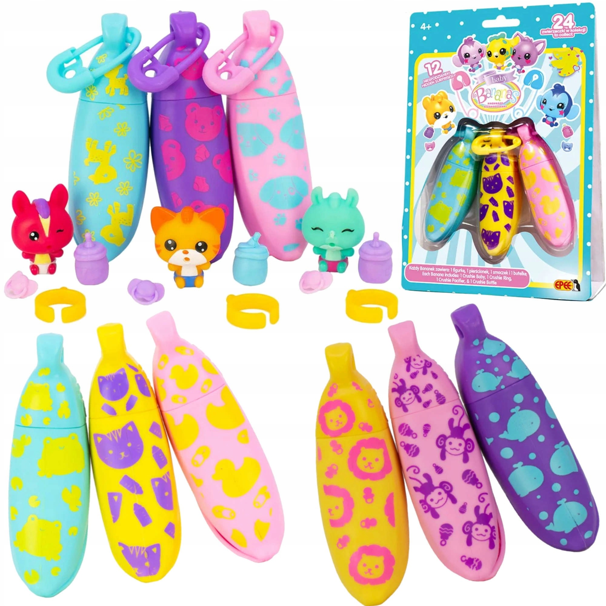 BANANAS BABY PACHNĄCE BANANY NIESPODZIANKI 3-PACK Wiek dziecka 3 lata +