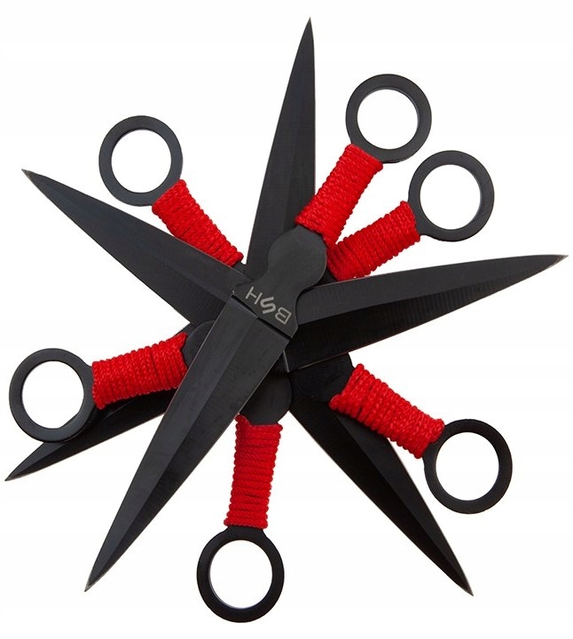 

Nóż Rzutka Shuriken Noże Do Rzucania Zestaw 6 Szt