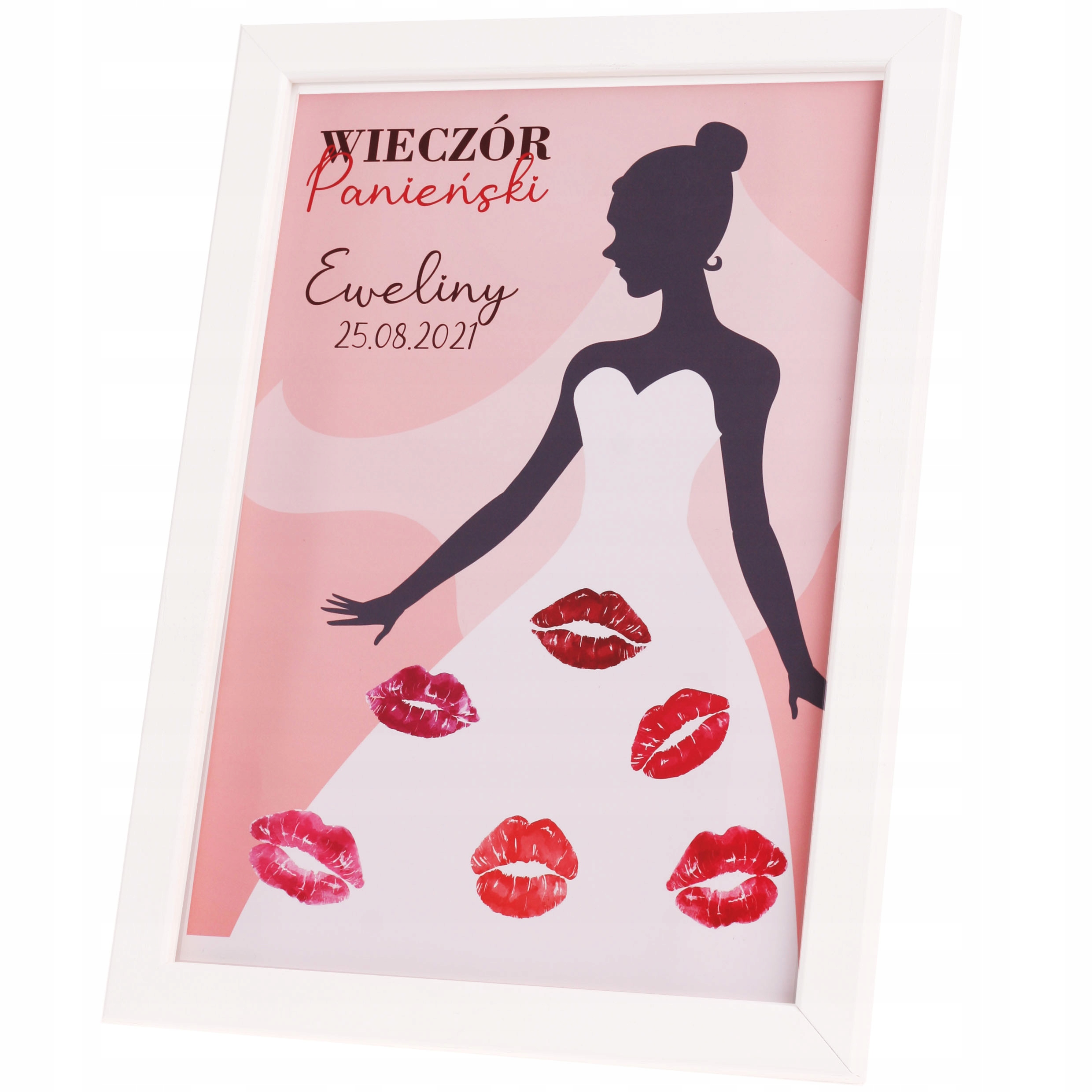 

Wieczór Panieński Odciśnij Zostaw Buziak Ramka Y3