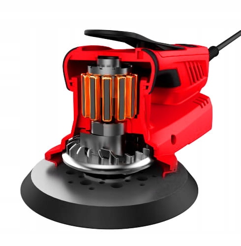 SZLIFIERKA MIMOŚRODOWA OSCYLACYJNA 150mm + PAPIERY Rodzaj zasilania sieciowe