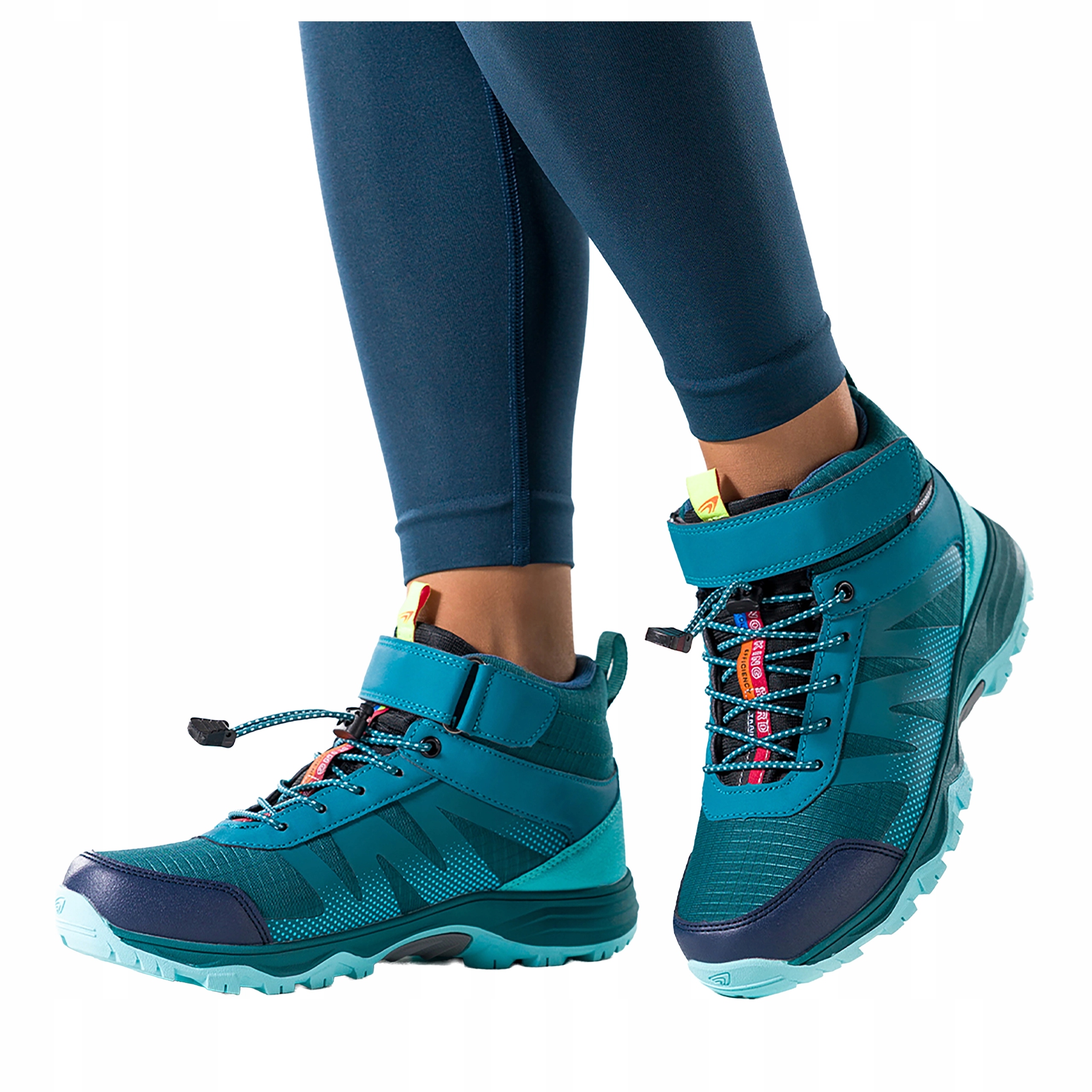 Dámské Trekingové Boty Modré Sportovní Voděodolné Šněrovací velikost 38