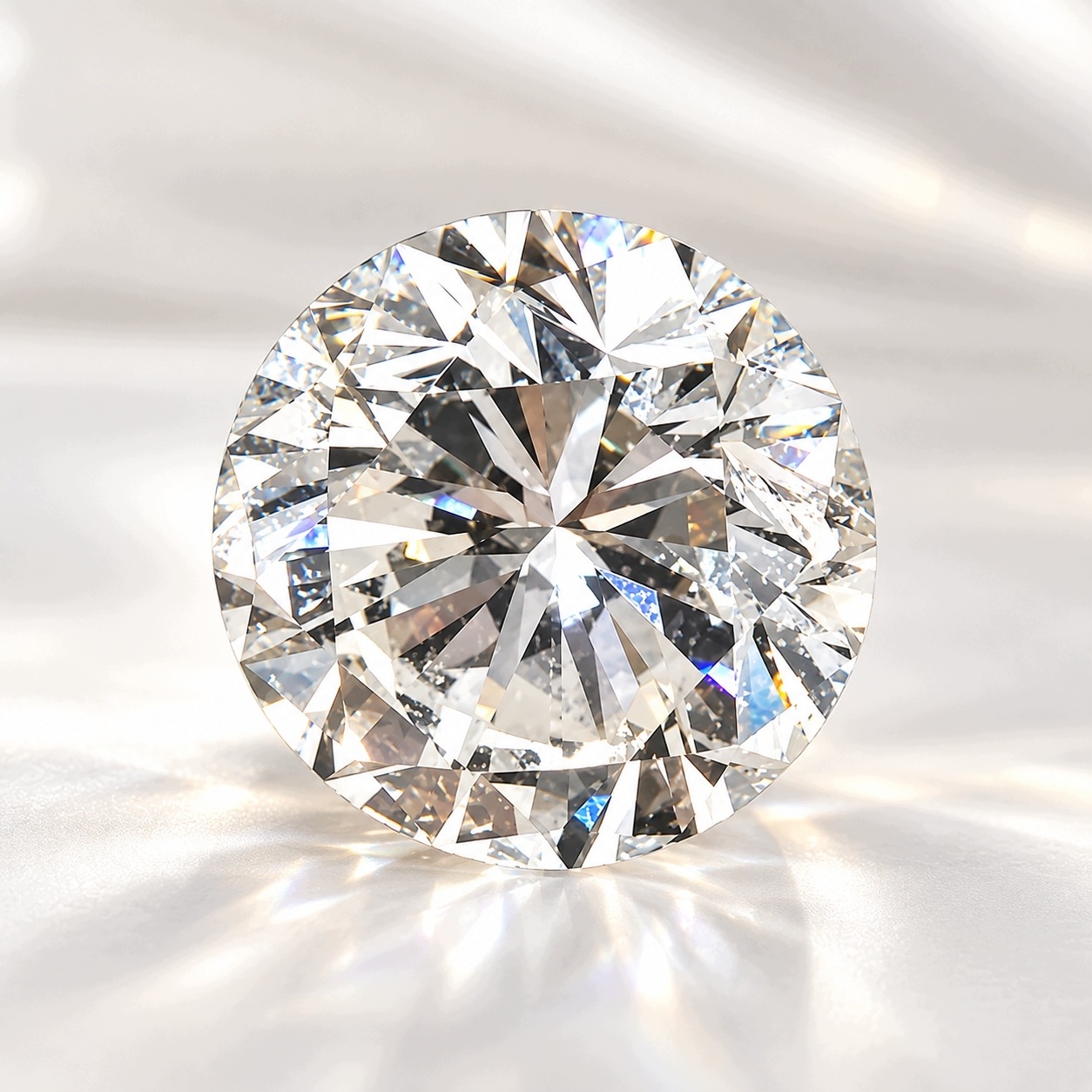 diamant přírodní briliant 0,344 ct G SI2 certifikát