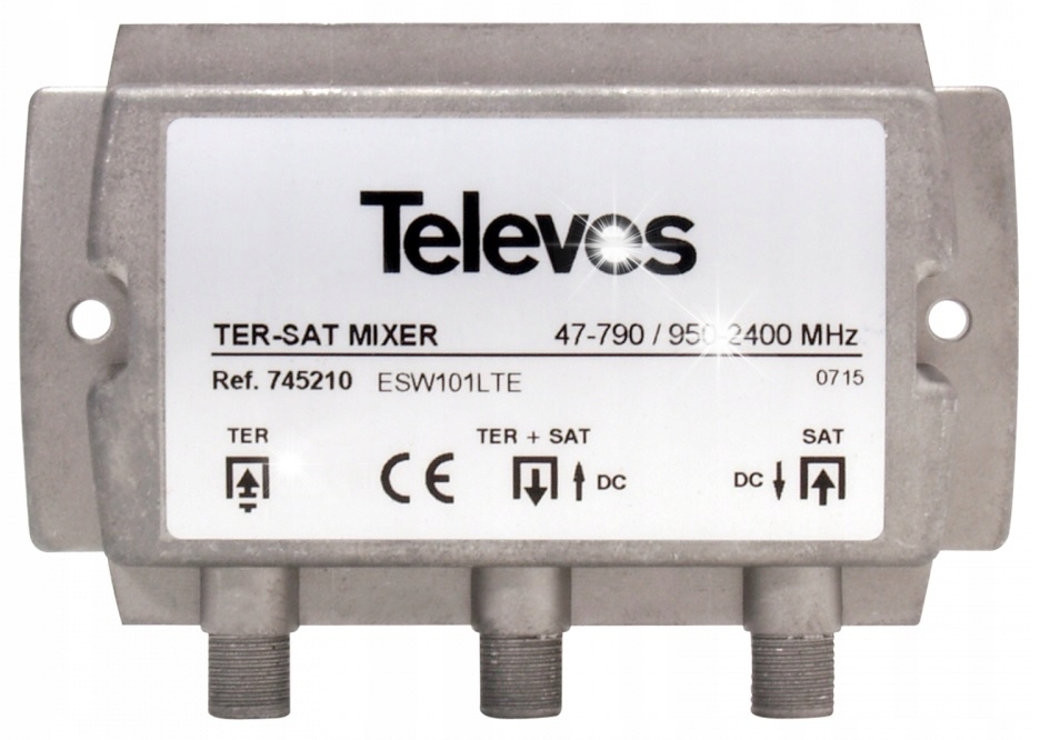 Сумматор Кроссовер ТВ DVB-T2 и SAT Televés 745210