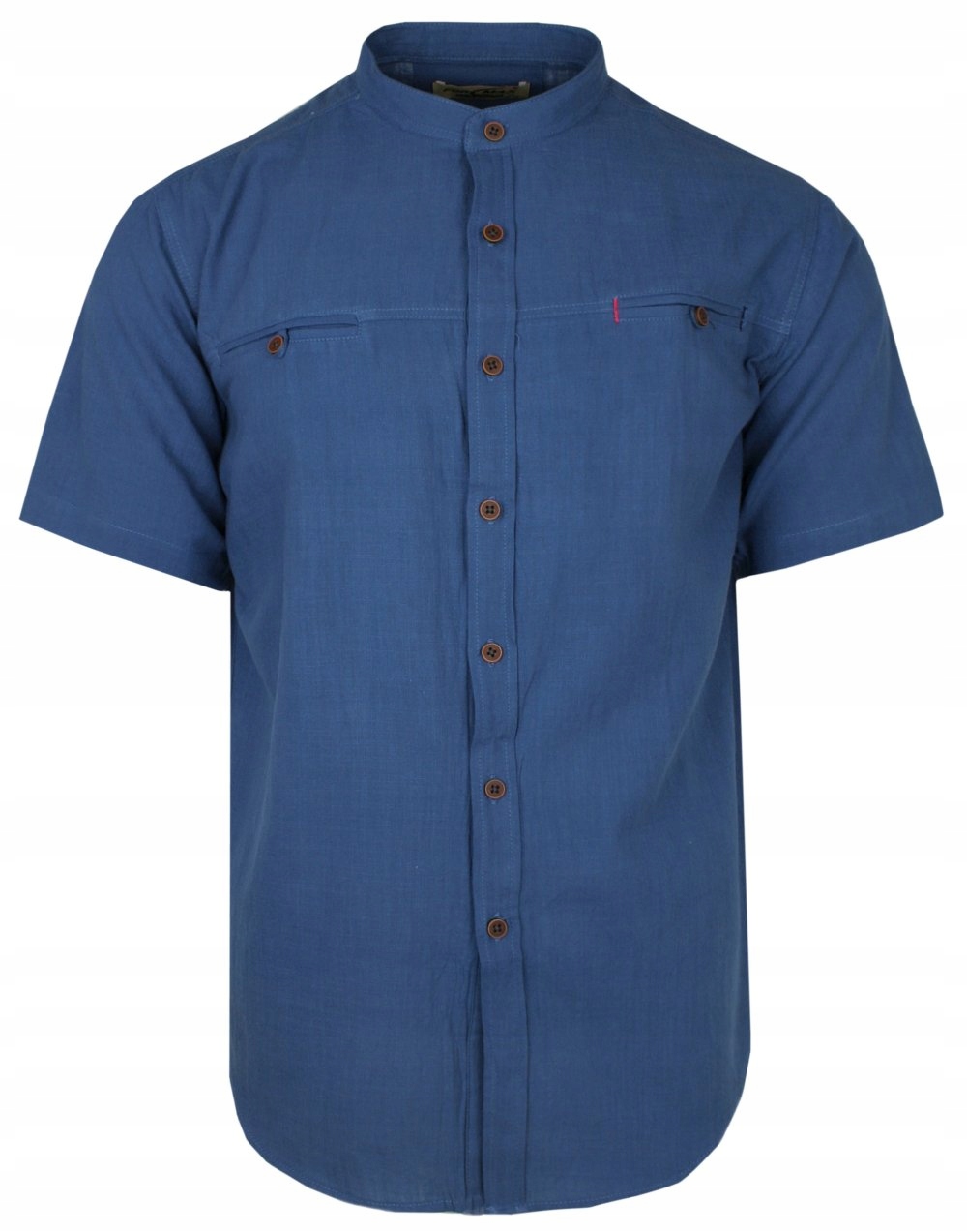 Tmavě modrá bavlněná košile Kr. Rukáv Formax L