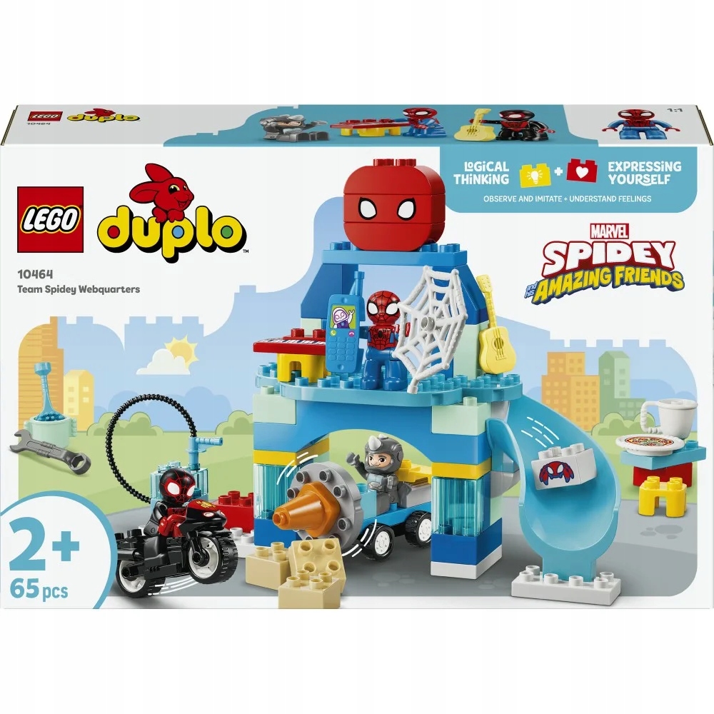 Lego Duplo Disney Úkryt pavoučího týmu 10464
