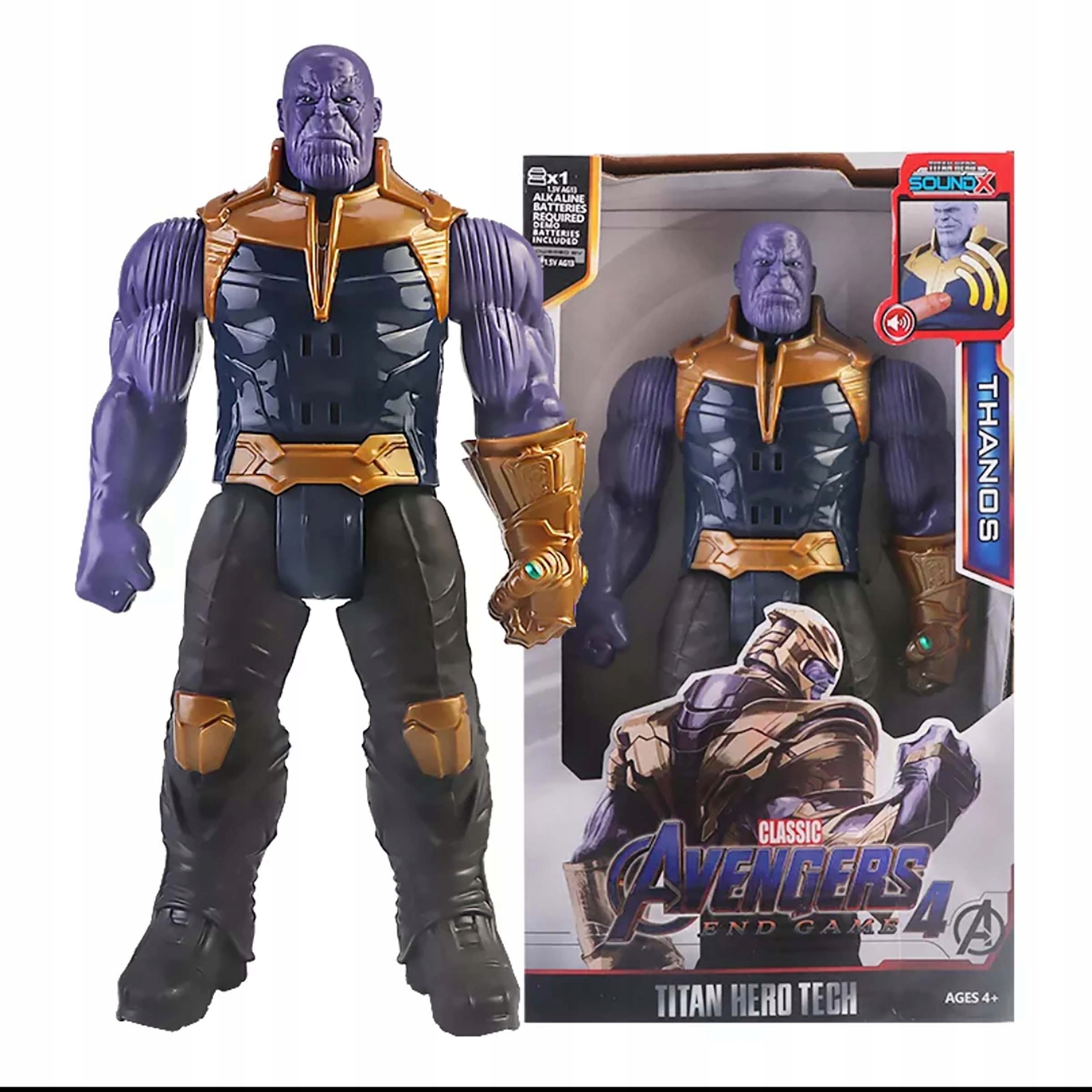 

Duża Figurka Thanos Avengers Świeci Dźwięk 30 CM
