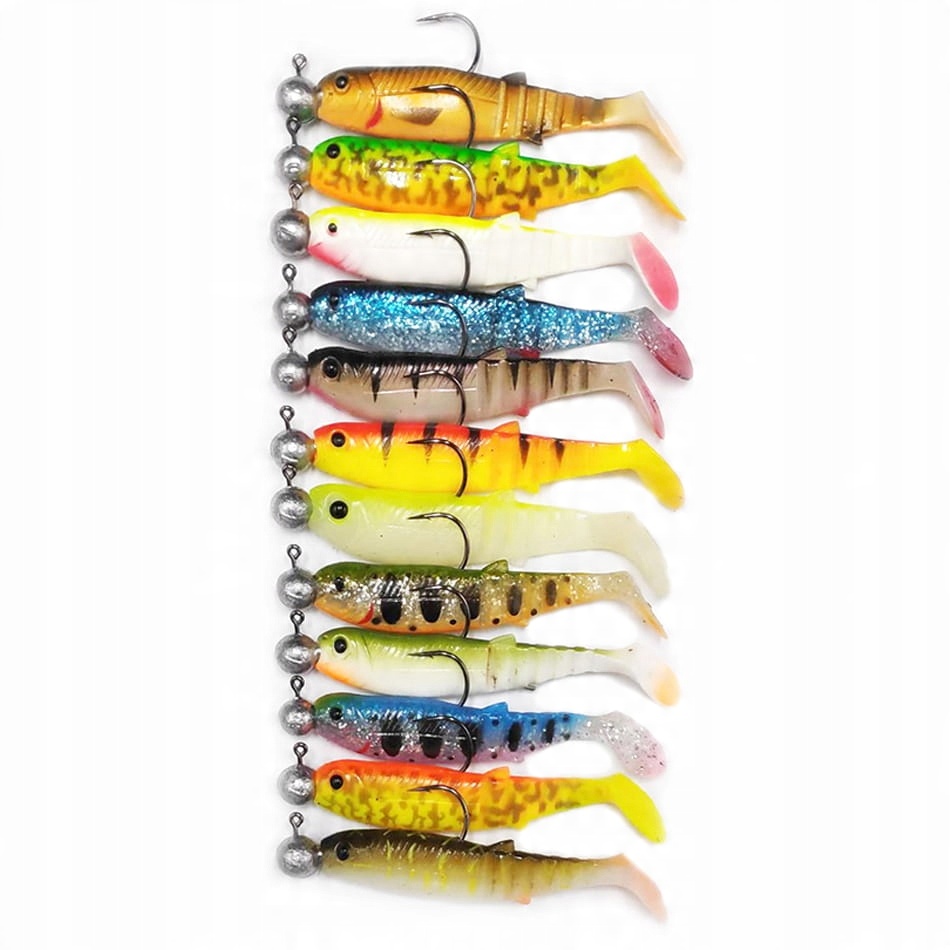 

Uzbrojone Gumy Savage Gear Cannibal 8CM Zestaw x12