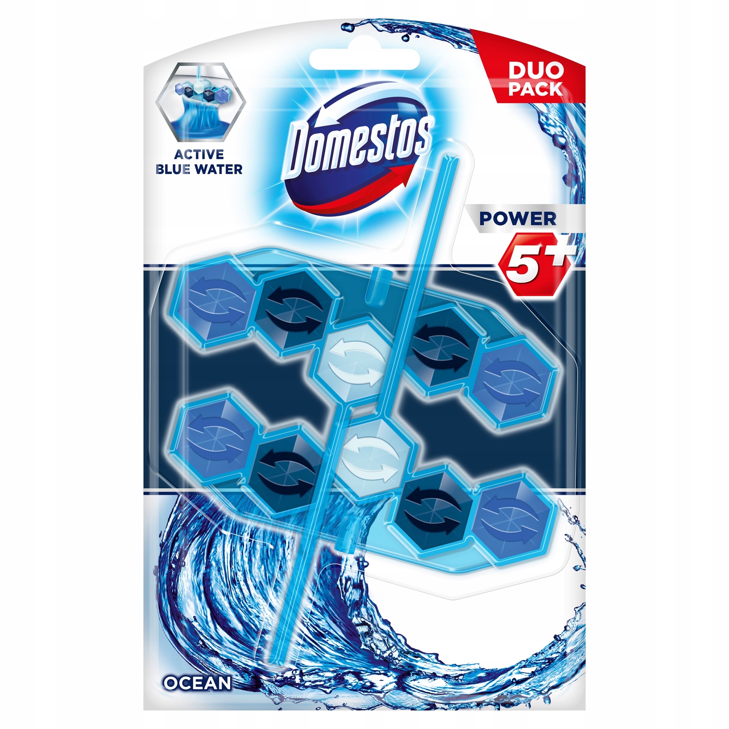 

Domestos Power 5+ kostka wc Water Ocean 2x55g