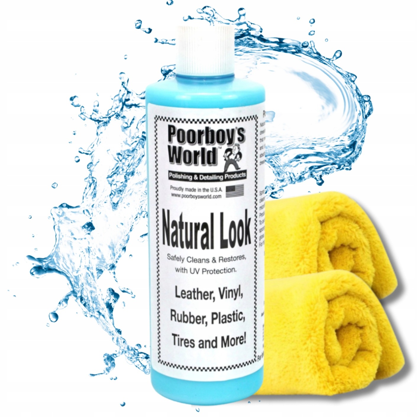 Poorboy's World Natural Look Dressing Do Plastików Gumy Winylu 473ml