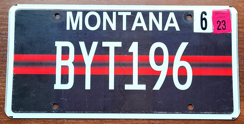 Montana - tablica rejestracyjna z USA