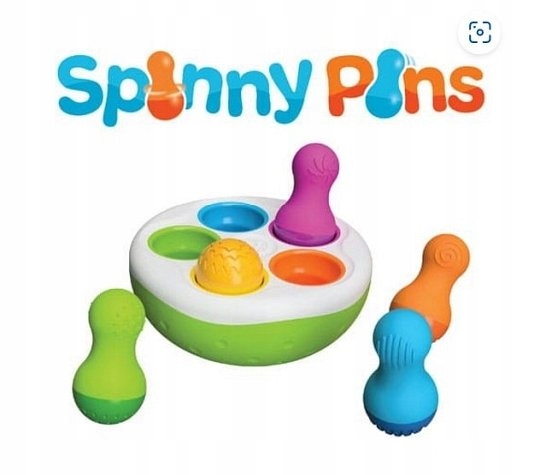 Fat Brain Toy Sorter Kolorowe Wańki Wstańki SpinnyPins
