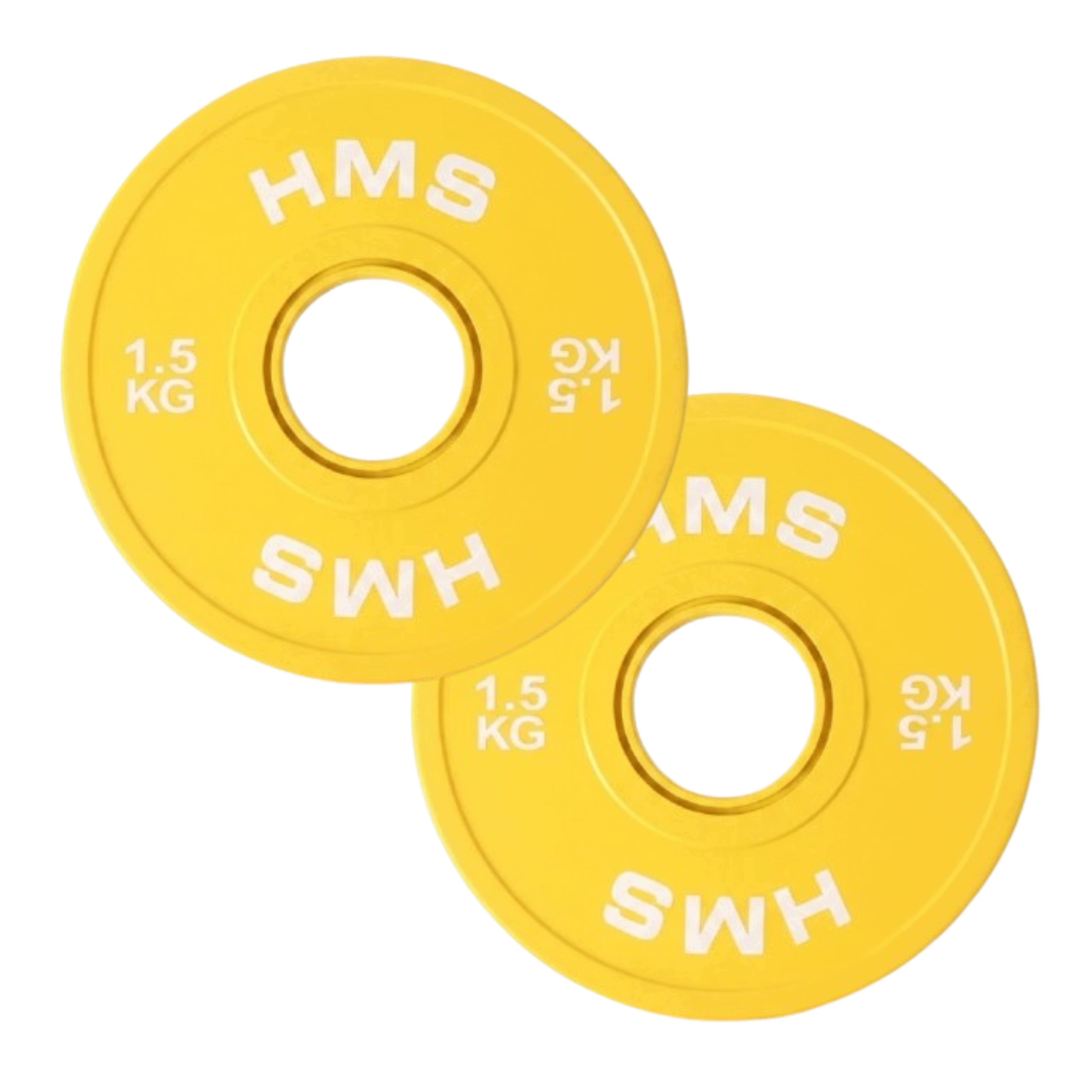 Zátěžové talíře na osa olympijské zlomkové gumy 2x1,5 kg Hms
