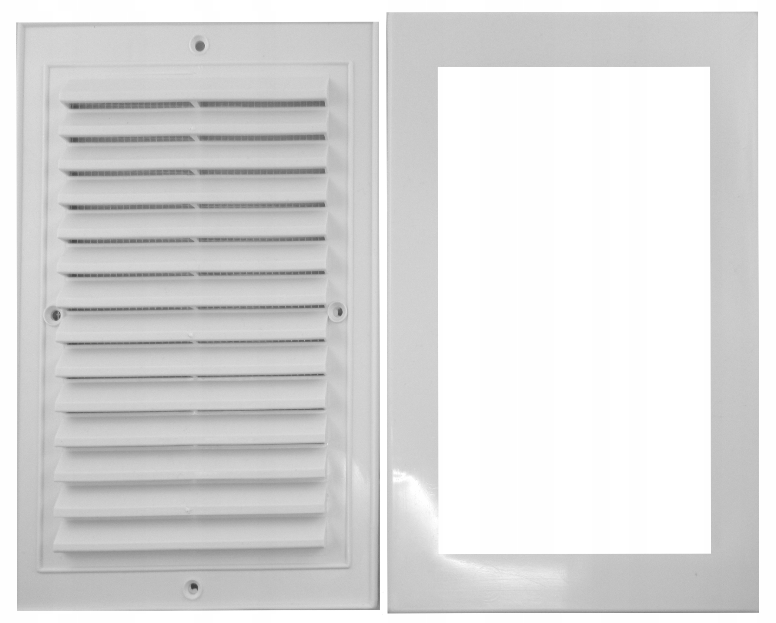 KRATKA WENTYLACYJNA14X21KOMIN SKOŚNA BIAŁA ŻALUZJA Średnica otworu (mm) 150