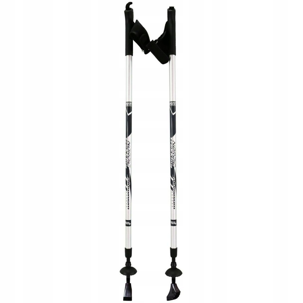 Kije Nordic Walking Best Sporting 2- Sekwencje Czarne Best Sporting