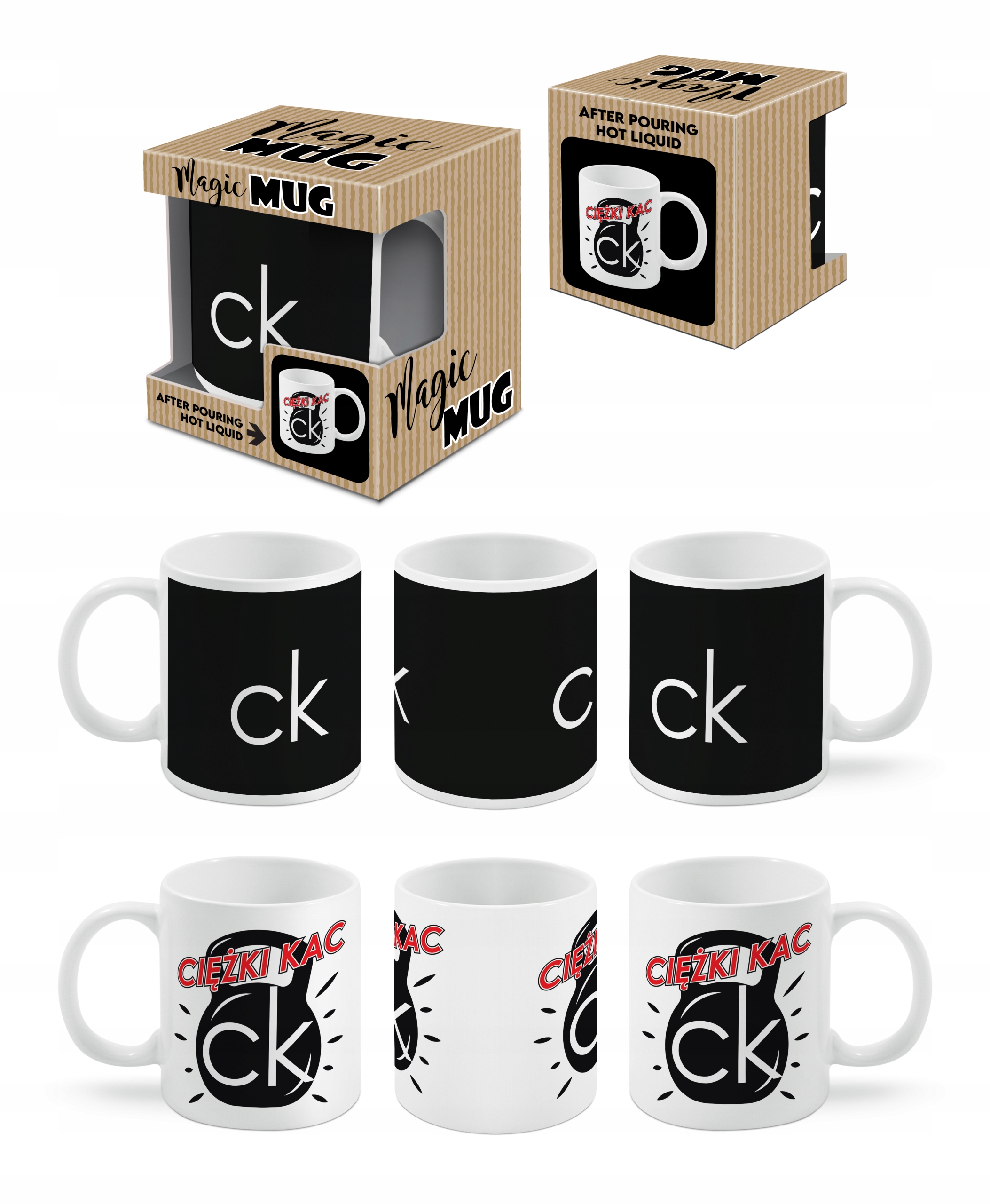 

Magiczny kubek Boss 300ml Ciężki kac