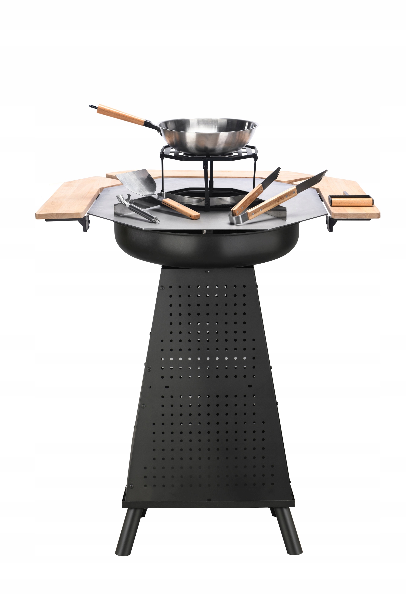 

Grill Węglowy Palenisko Plansza Ruszt El Fuego 2w1