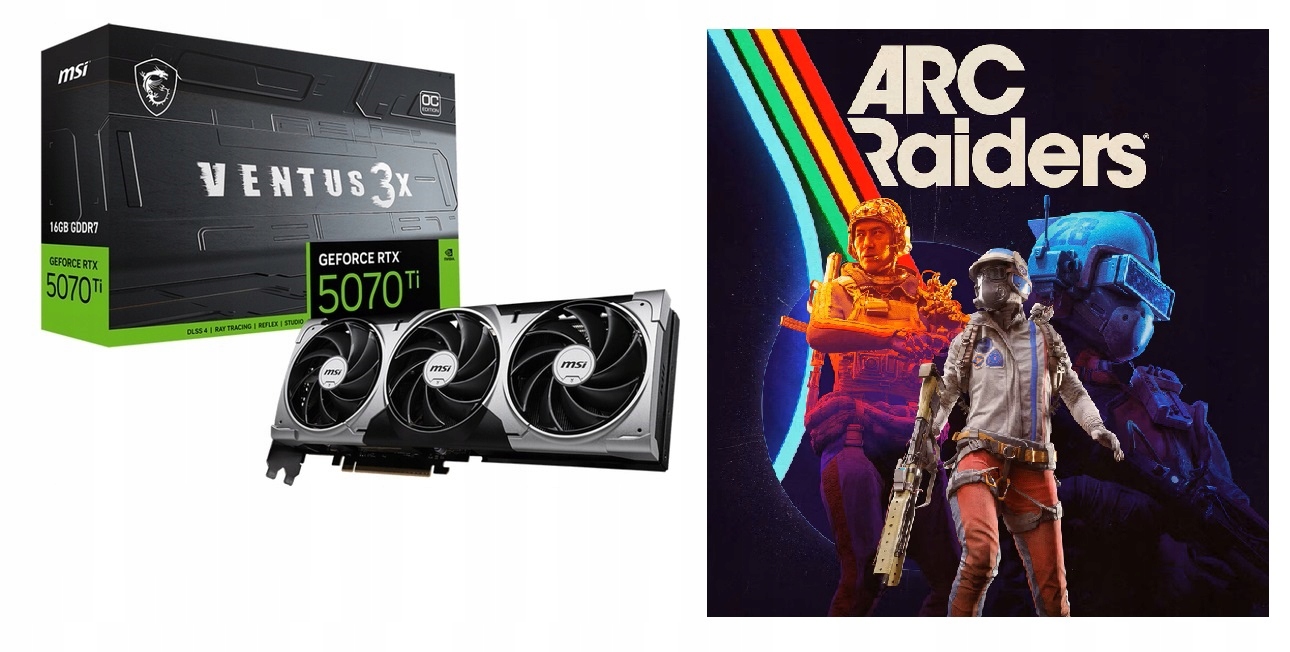 Karta graficzna MSI VENTUS RTX 5070 TI 16 GB • Cena, Opinie
