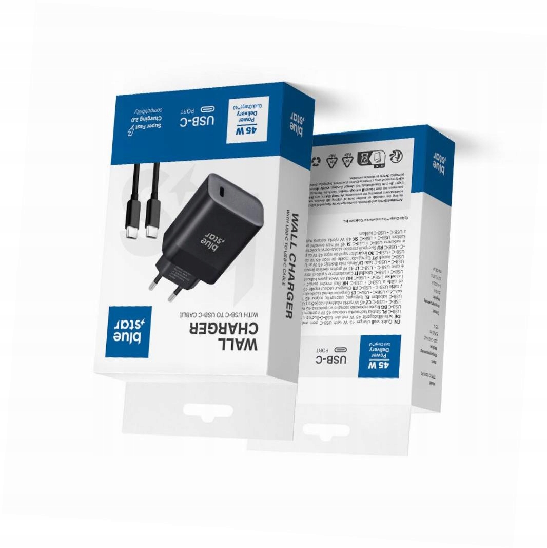Szybka ładowarka 45W z kablem Usb-c do Xiaomi Redmi Note 14 Pro 5G