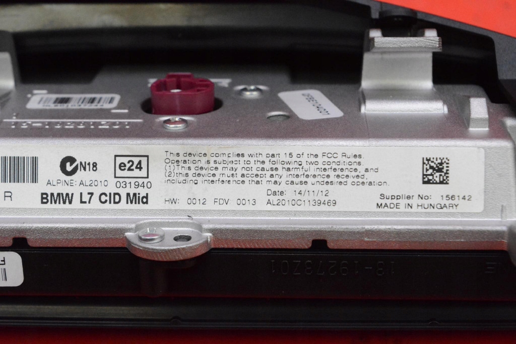 display navigation devices CID MID 9292243 BMW F20 11-15