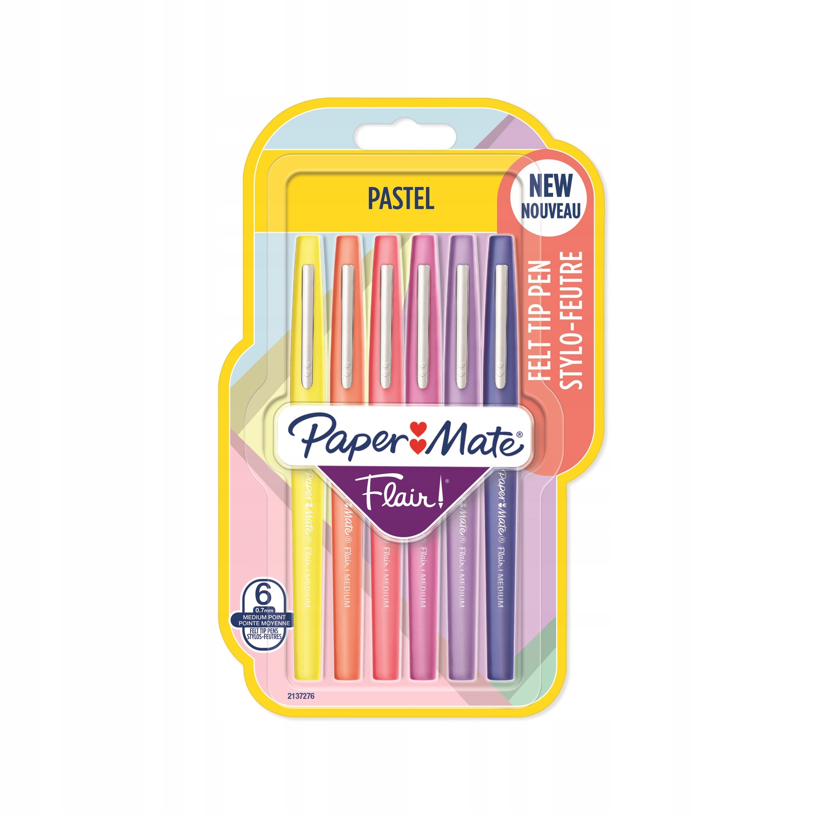 Flamaster Paper Mate Flair Pastel 6 szt