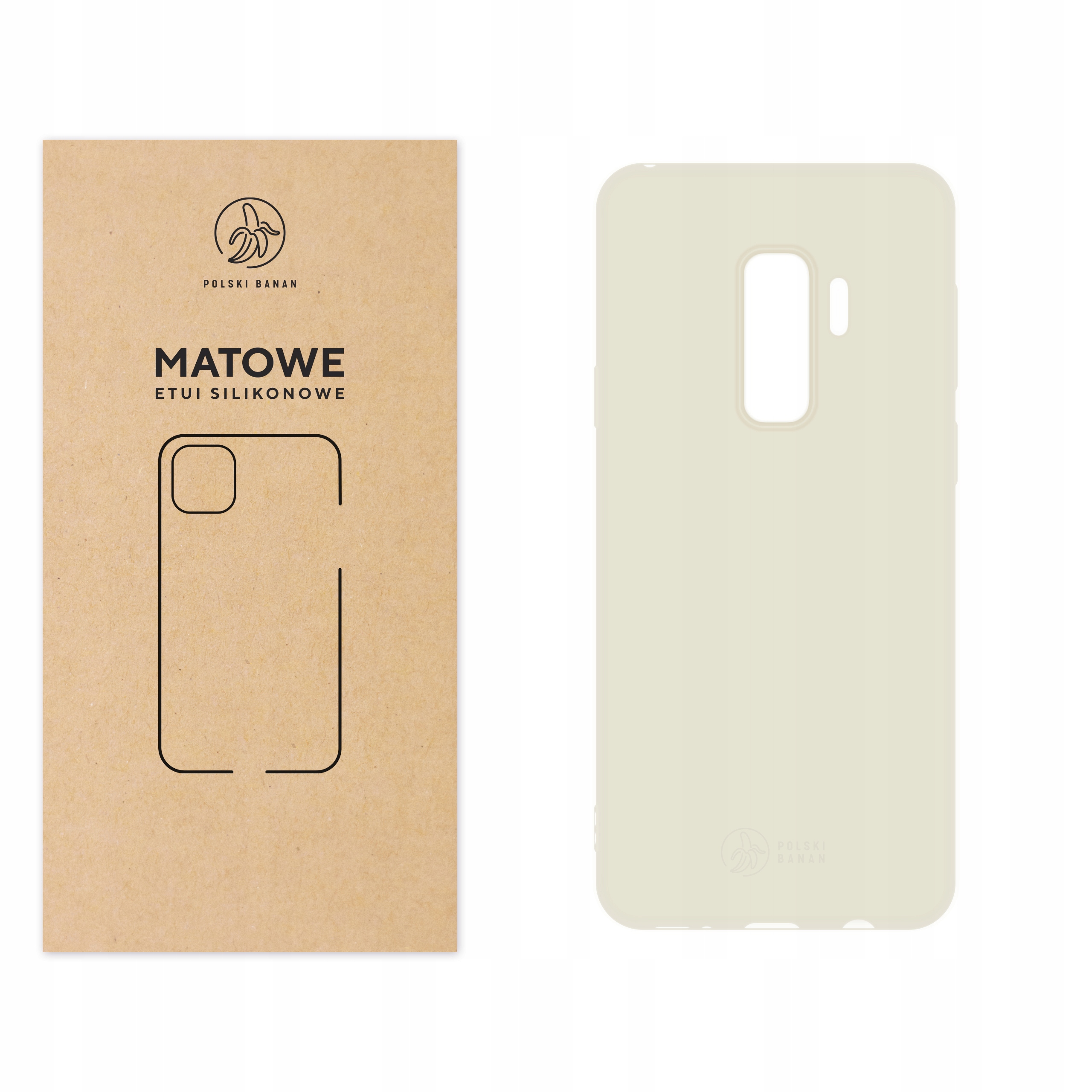 

Etui Matowe do Samsung S9 Plus kremowe