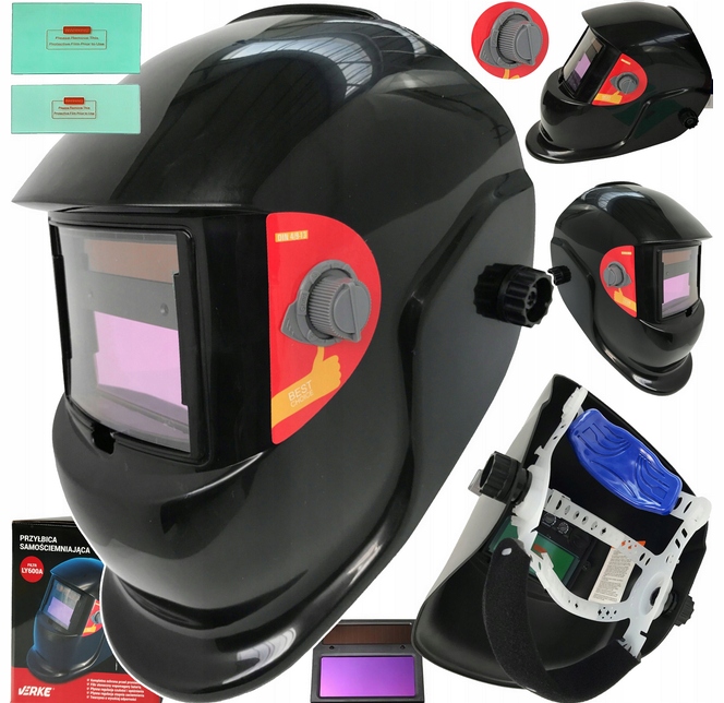 СВАРОЧНАЯ МАСКА АВТО ЗАТЕМНЕНИЕ ШЛЕМ ДЛЯ СВАРКИ С РЕГУЛИРУЕМЫМ ФИЛЬТРОМ