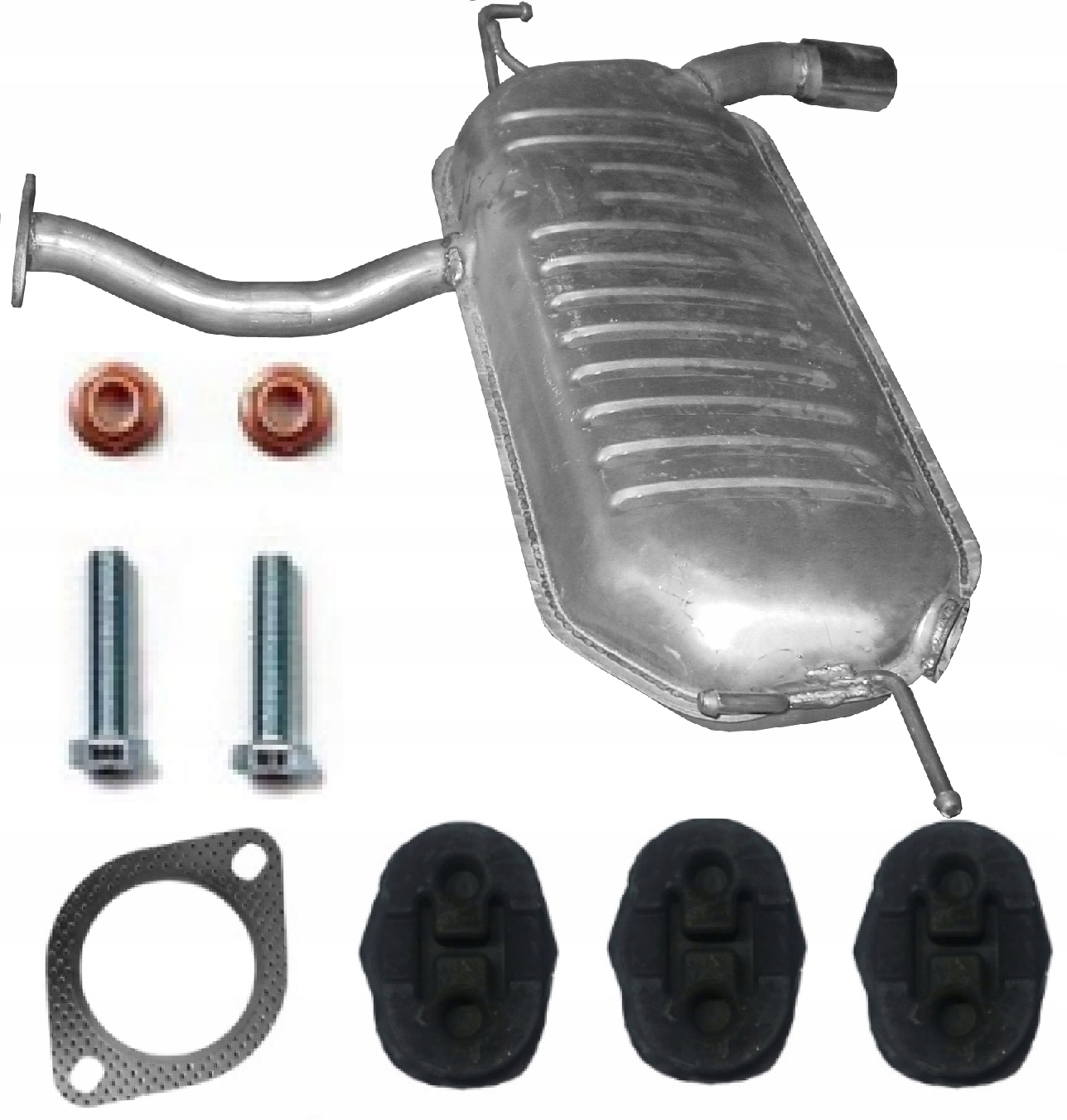 HYUNDAI TUCSON 2.0 16V 4X4 2004 - TŁUMIK KOŃCOWY