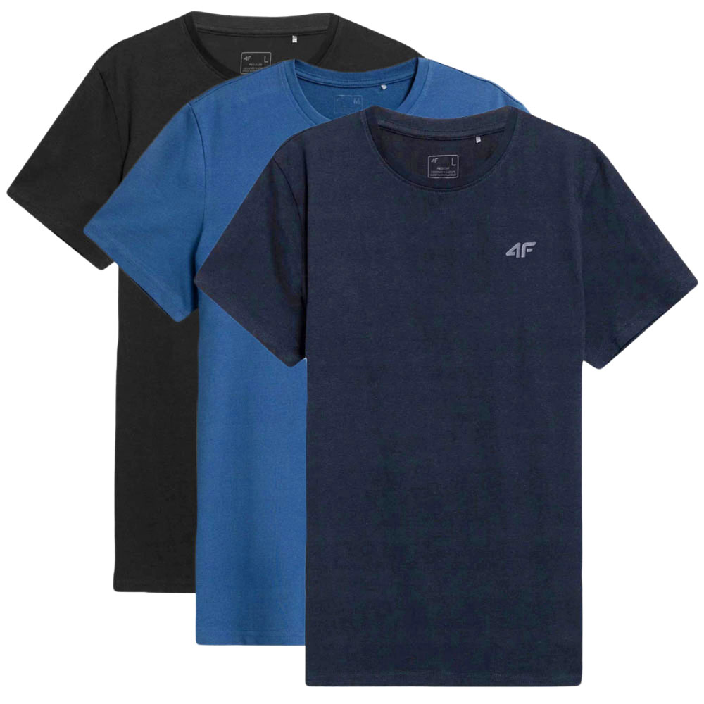 

4F T-shirt Koszulki Męskie Zestaw 3 szt M