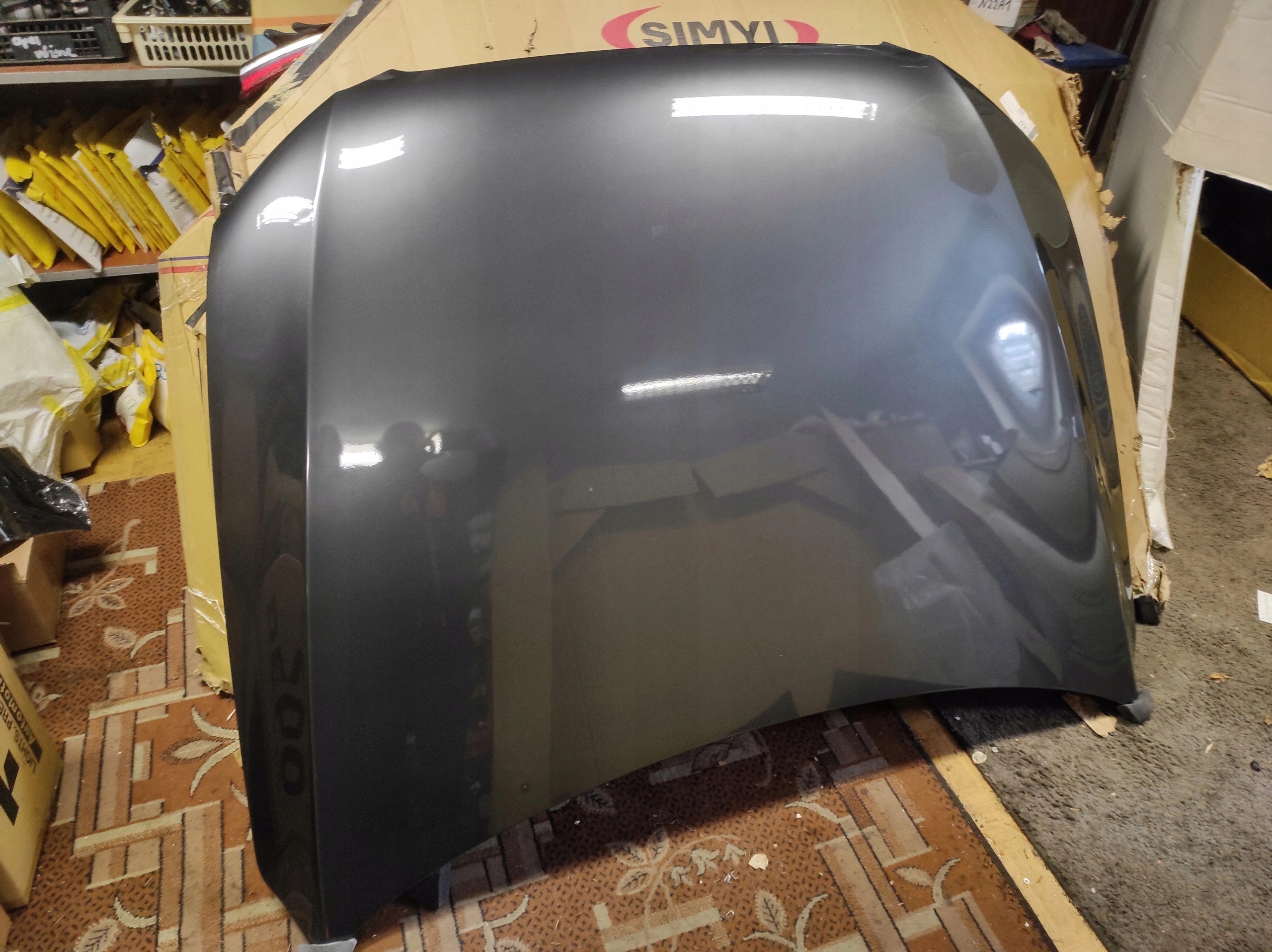 POKRYWA SILNIKA MASKA AUDI Q5 8R LIFT LZ7S 12-16 STALOWA