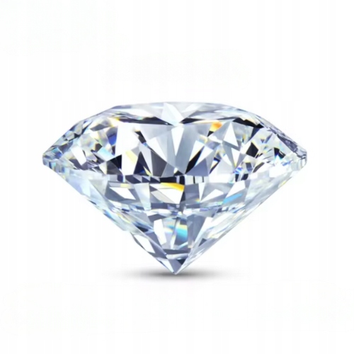 Moissanit 5mm 0,5kt ve tvaru briliantu 1ks